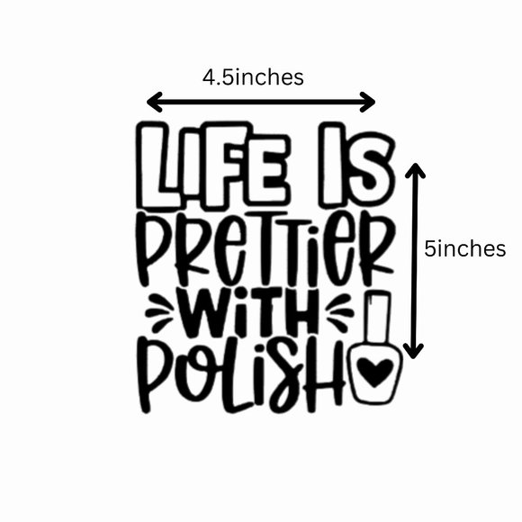 Life Is Better With Pol..-Vinyl Decals-Cool Sticker-Funny Sticker-Laptop Sticker - Picture 2 of 4